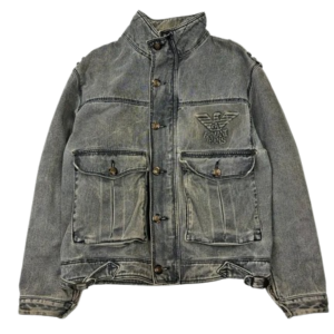 armani jeans 90’s heavy denim jacke