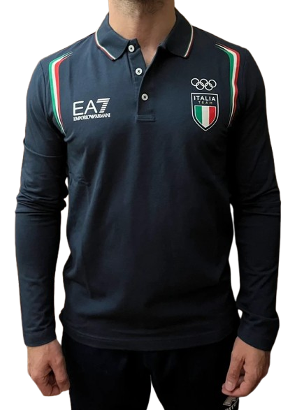 emporio armani ea7 longsleeve polo italia