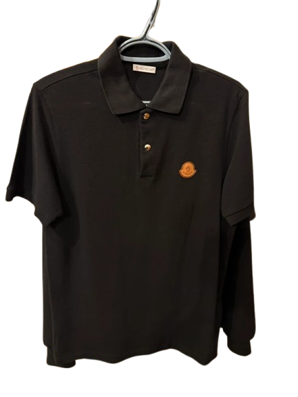 moncler polo schwarz