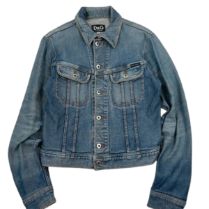 dolce gabbana cropped jeans jacke