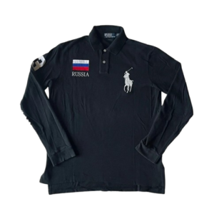 ralph lauren polo long sleeve russia schwarz