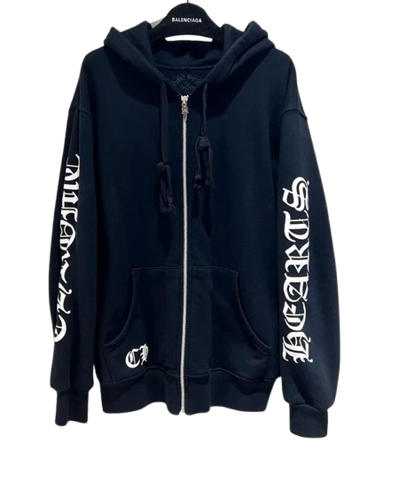 chrome hearts zipper schwarz