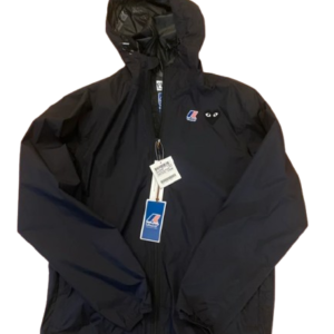 commes des garçons x k way jacke schwarz