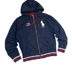 polo ralph lauren zipper us open navy