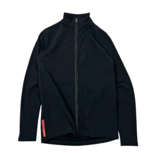 prada sport fleece jacke schwarz