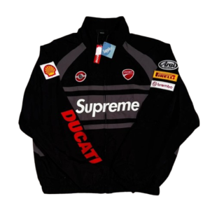 supreme x ducati weste schwarz