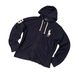 ralph lauren zipper navy
