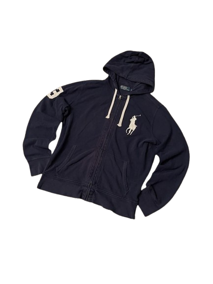 ralph lauren zipper navy