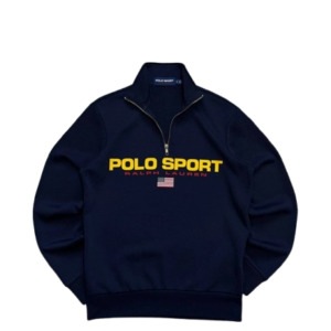 ralph lauren polo sport 1/4 zip navy