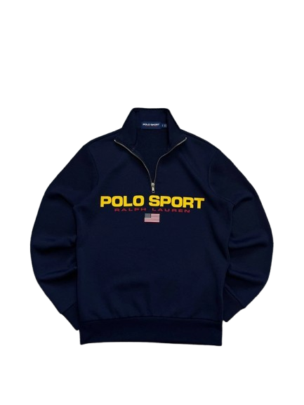 ralph lauren polo sport 1/4 zip navy