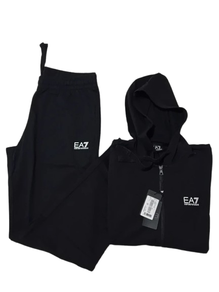 emporio armani trackie schwarz
