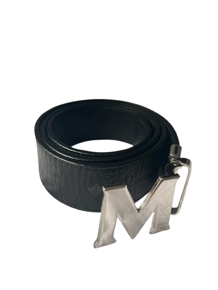 mcm gürtel schwarz
