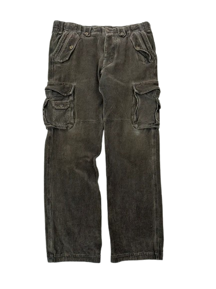 dolce & gabbana khaki cargo kord pants