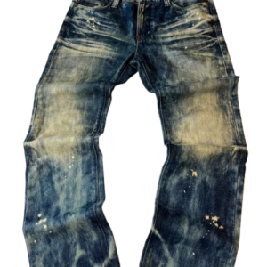 evisu tapered jeans blau
