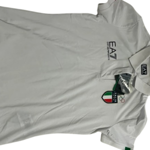 emporio armani ea7 italia polo weiß